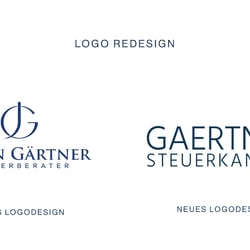 Redesign mit altem Logo // Steuerkanzlei Gärtner