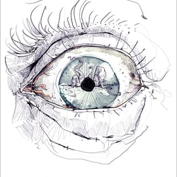 Buchillustration zum Buch „The Call Of Cthulhu“ von H.P. Lovecraft