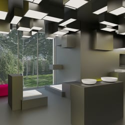 Designkonzept Sanitär-Showroom