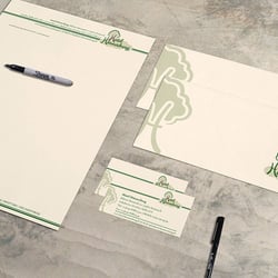 Briefpapier für ein Hotel