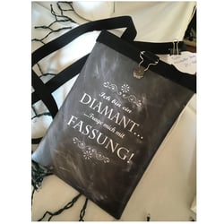 Tasche oder Shopper im Chalkboard Design / Tafelbild-Design