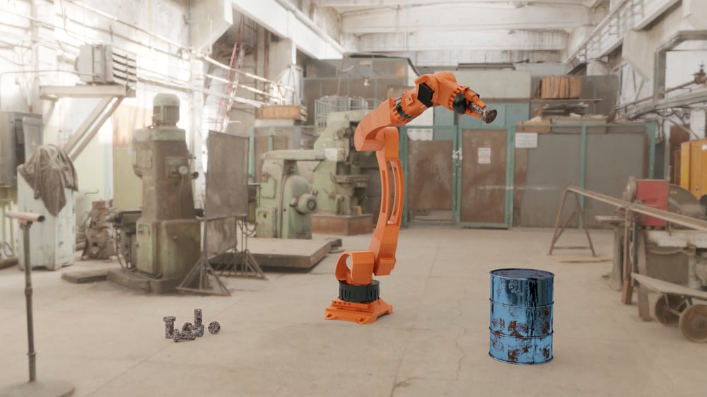 Animation Roboter Arm
