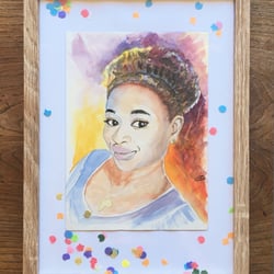 Porträt als Geburtstagsgeschenk – auf Grundlage eines Fotos – Aquarell