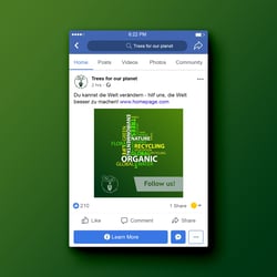 Social Media Post Design Typographie