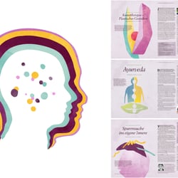 ergänzende medizin // bildkonzept + illustrationen im alnatura magazin i.A. usus.kommunikation
