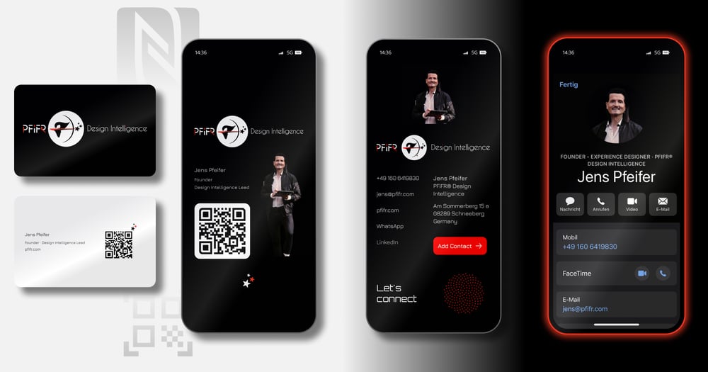 PFiFR™ Connect – Digitale NFC-Visitenkarte & Mobile Contact Experience
