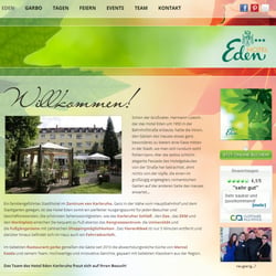 Design und Realisierung eden-ka.de