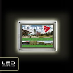LED-Frame-Style mit Anzeigenbeispiel