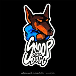 Snoop Doggy Dogg T-Shirt Illustration Detail