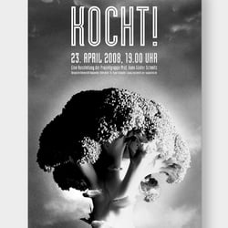 Plakate zur Ausstellung „kocht!“, Plakat2