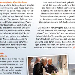 CasinoClub-Artikel für Kundenmagazin (Thema: Sylt), Text S. 2