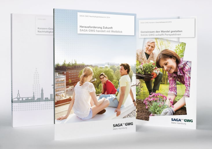 Titel Geschäftsbericht und CSR