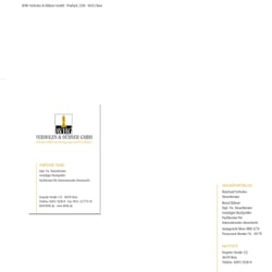 Briefbogen und Visitenkarte