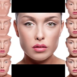 Digital Painting Process Collage