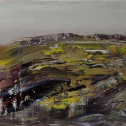Bewegte Landschaft Nr. 2 – 40 × 120 cm