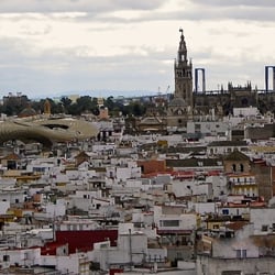 Blick auf Sevilla