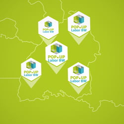 Popup Labor: jung, innovativ, Industrie 4.0