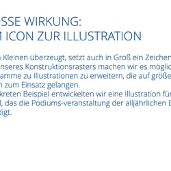 Vom Icon zur Illustration