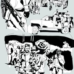 Excerpt from new comic „Emilio Tasso in Congo“, Carlsen