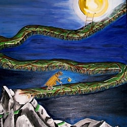 Acryl & Öl auf Leinwand