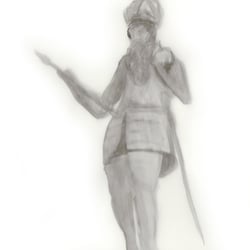 Wahrzeichen Aachen  Aquarell