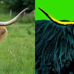 Pop Art Beispiel „The Cow“