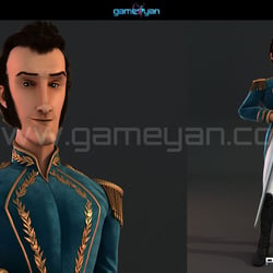 3D Rom Prince Character Modeling
