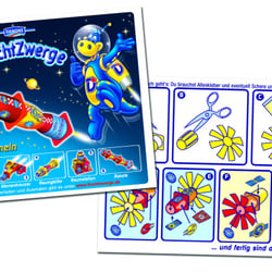 Danone Fruchtzwerge OnPack Sticker & Bastelanleitung