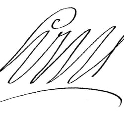 Signatur Ludwig XIV.