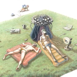 Plug-in-Fountain, Sketch