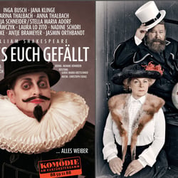 Katharina Thalbach + Walter Plathe und Dagmar Biener in der „Eiserne Gustav“, Theater und Komödie am Kurfürstendamm, Berlin