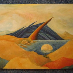 2003 Zackenlandschaft 2 Öl