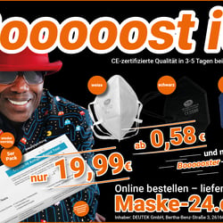 kreative Verkaufsanzeige eines Hygieneartiklers