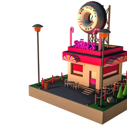 Low Poly Street 2