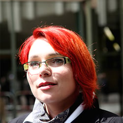 Nicole Schneiders am zweiten NSU Prozesstag