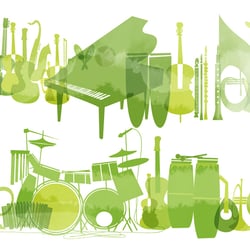 05 instruments piano silhouette