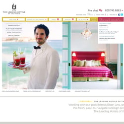 Leading Hotels of the World Homepage