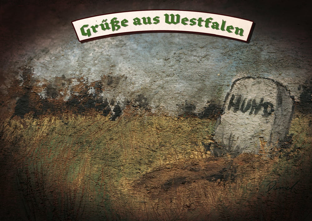 „Stilleben mit Hund“