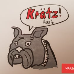 Ein Tag Verspätung! Hier ist mein „Inktober“-Bild zum Thema „Heiser“.