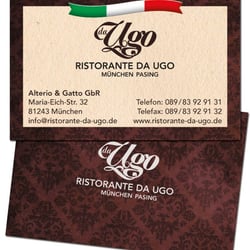 Da Ugo Visitenkarte