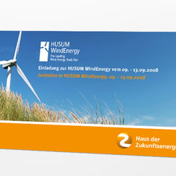 BGZ – Einladungskarte „Husum Wind“