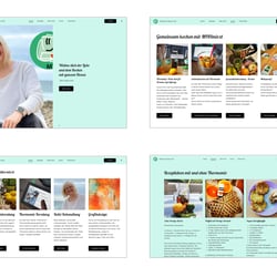 Website Konzept, Gestaltung und Fotos
