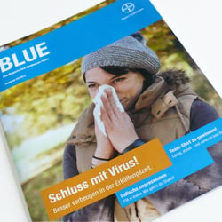 BayerBLUE-Magazin Titel