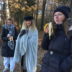Kurze Pause beim Shooting
