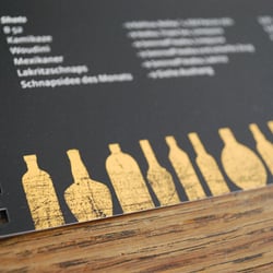 Gestaltung Getränkekarte