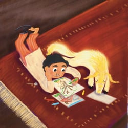 Illustration für Kinderbuch „Zyka and Mliha“