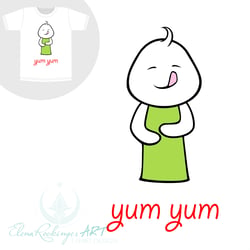 Yum yum | Moodies Serie | Vektorillustration