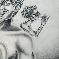 Illustration Graphit auf Papier