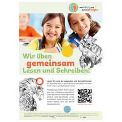 LeseAdler und SchreibFüchse Plakat