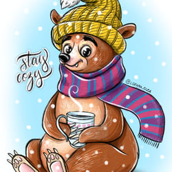 Mischung aus Illustrationen, Charakterdesign, Maskottchen